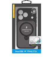 ラスタバナナ iiPhone 18 Pro / 17 Pro ケース ZEROSAFE 極 Shaft 磁力充電対応 FBK フロストブラック 9732-IP6BZSFBK