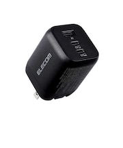 ノートパソコン 充電器 PD 65W PPS対応 Type-C ×2 USB A ×1 折りたたみプラグ 小型 軽量 ブラック  ACDCPD4465BK