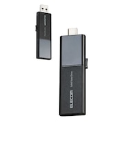 SSD 外付け 500GB 読込最大420MB/秒 スライド式 USB Type-C/USB-A 両対応 ブラック ESDEWB0500GBKR