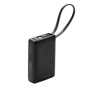 モバイルバッテリー 大容量 10000mAh 小型 LED残量表示 PSE適合 機内持ち込み可 ( USB Type-C端子搭載 iPhone Android スマホ 等充電可 ) ブラック DEC71L10000BK
