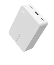 モバイルバッテリー 大容量 20400mAh PD 最大67W LED残量表示 PSE適合 機内持ち込み可 ( iPhone Android iPad MacBook Air 各種対応 ) ホワイト DEC72L20000WH