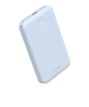 モバイルバッテリー 10000mAh 小型 軽量 22.5W充電 3ポート(Type-C×2/USB-A) 液晶残量表示 PSE適合 iPhone/Android/Switch対応 旅行 防災 ブルー DEC7610000BU