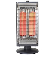 フラッシュカーボンヒーター 900W グラファイト式 首振り機能 グレー CDGM600GY