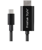 USB TYPE-C HDMIミラーリングケーブル 3m Premium Style ブラック PGSUCTV3MBK