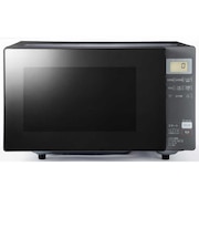 電子レンジ 18L フラット WANDA with Range こだわり解凍 おてがるクイック ヘルツフリー(東日本・西日本対応) ブラック BITMR18FA