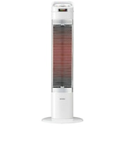 遠赤外線暖房機 コアヒートスリム 900W シーズヒーター 首振り機能 ホワイト DH925R