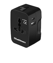 海外用変換プラグ A/C/O/BFタイプ USBA＋C 2.4A WP115M
