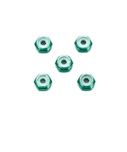 2mmアルミロックナット (グリーン5個) 2MMｱﾙﾐﾛｯｸﾅｯﾄGR★こちらの商品は人気商品のため、色違い・仕様違い等含め「一家族１台限り」でのご協力をお願いしております。