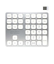 テンキー(Windows11/10対応)シルバー  [USB/ワイヤレス /USB-A＋USB-C] TEN24G02SL