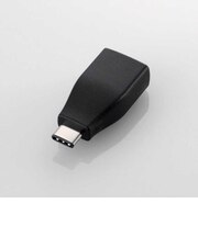 「USB-C → USB-A」3.1変換アダプタ 転送 ブラック USB3AFCMADBK