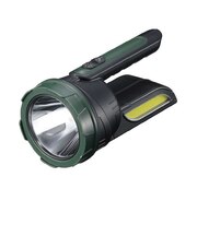 USB充電式LED強力ライト＆ワークライト Type-C充電 IPX4(防飛まつ仕様) ［LED / 充電式 / 防水対応］ LA4S2104GN