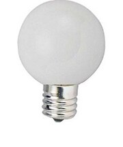 電球 ベビーボール球 ホワイト[E12/電球色/1個/ボール電球形] G401210W