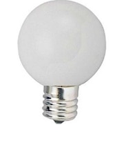 電球 ベビーボール球 ホワイト[E14/電球色/1個/ボール電球形] G401425W