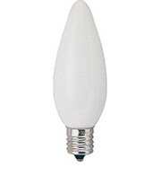 電球 ホワイト [E12/電球色/1個/シャンデリア電球形] C321210W