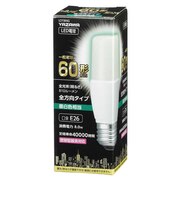 LED電球 ホワイト [E26/昼白色/60W相当/T形/全方向] LDT8NG