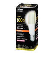 T形LED 100W形 E26 電球色 ［E26 /T形 /100W相当 /電球色 /1個 /全方向タイプ］ LDT13LG