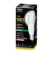 T形LED 100W形 E26 昼白色 ［E26 /T形 /100W相当 /昼白色 /1個 /全方向タイプ］ LDT13NG
