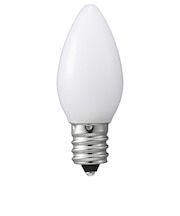 LED電球 ホワイト 3000K 25lm ［E12 /ローソク球形 /電球色 /1個 /全方向タイプ］ LDC1LG20E12W