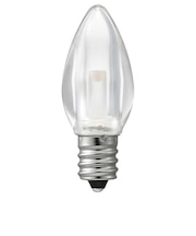 LED電球 クリア 3000K 25lm ［E12 /ローソク球形 /電球色 /1個 /全方向タイプ］ LDC1LG20E12C
