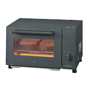 オーブントースター こんがり倶楽部 はずせるとびら 1000W/食パン2枚 スモーキーグレー EQBE22