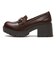 W5028　TANK LOAFER 6.5　DK.BROWN　634919-0002