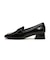 W5037　HEEL LOAFER 3.5　E/BLACK　664204-0002