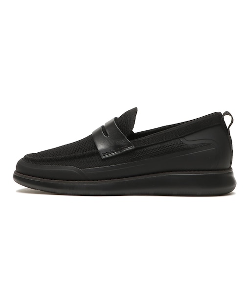 SR07065　KNIT LOAFER　BLACK/BLACK　665439-0001