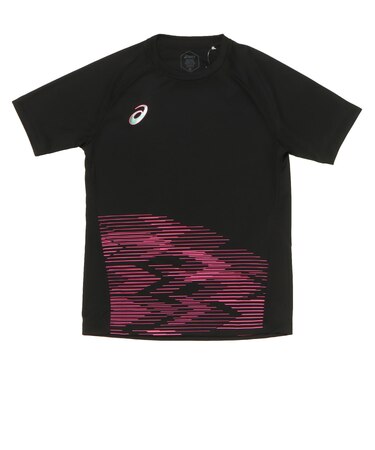 2101A278.002 M ドライプラクティスグラフィックハンソデシャツ PBLK/ピンク 679026-0001