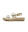 W30291　W CLOUDFEEL TILDEN SANDAL　SOFT GOLD LTR　679877-0001