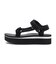 T1102451　W FLATFORM UNIVERSAL MESHPRINT　BLK　677234-0001