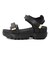 USS24058045　Disruptor Wedge Sandal Lux　*BLACK/GOLD　677871-0001