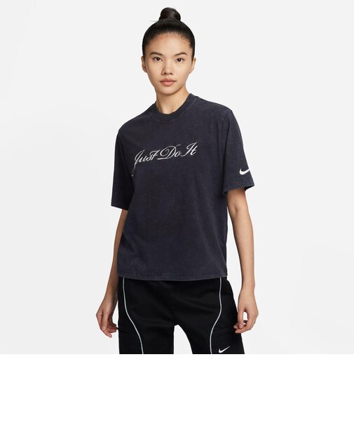 FZ4886 W BOXY WASH TEE 010BLK/PTNDST 680089-0001