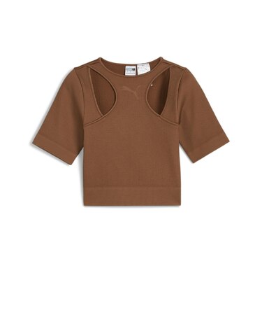 627875　W DARE TO MUTED MOTION TEE　82B.MUSHROOM　679037-0002