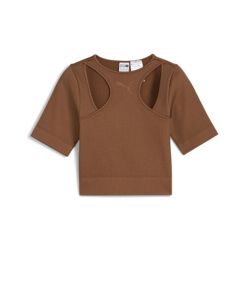 627875　W DARE TO MUTED MOTION TEE　82B.MUSHROOM　679037-0002