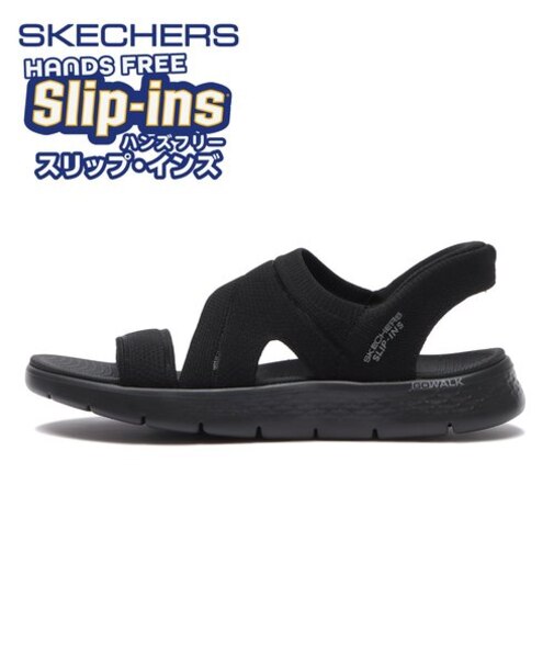 141482　GO WALK FLEX SANDAL - ENTICING　BBK　681360-0001