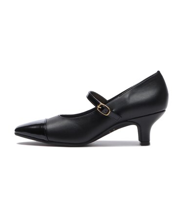 JE-MS54　BICOLOR PUMPS5　BLACK　681345-0001