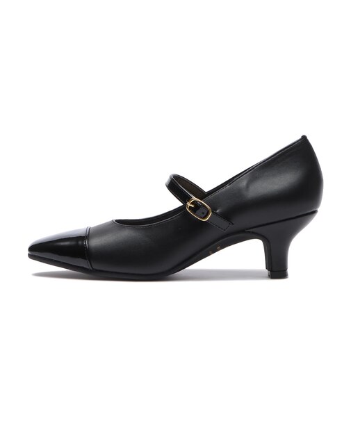JE-MS54　BICOLOR PUMPS5　BLACK　681345-0001