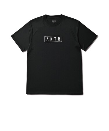 523-014005 BASIC AKTR LOGO SPORTS TEE BLACK 681630-0001