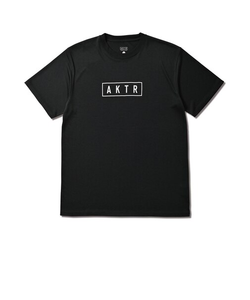 523-014005 BASIC AKTR LOGO SPORTS TEE BLACK 681630-0001