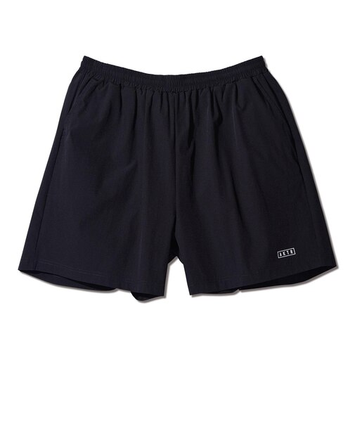 523-015005　BASIC SHORT WIDE PANTS　BLACK　681631-0001