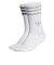 HC9561　W GLT CREW SOCK 2P　WHT/GRY/BLK　682972-0001