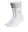 HC9561　W GLT CREW SOCK 2P　WHT/GRY/BLK　682972-0001