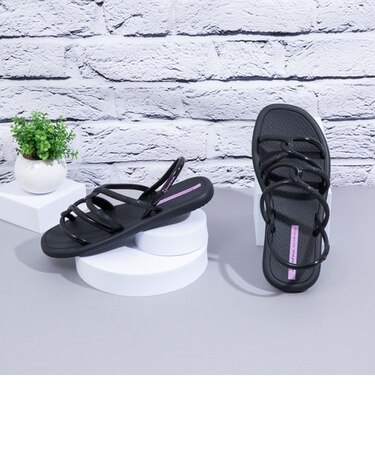 SP27135964　MEU SOL SANDAL　BLACK/LILAC　681547-0001