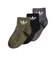 IZ3473　K ANKLE SOCK　GRY/BLK/OLIVE　682974-0001