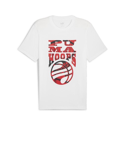 624827 M THE HOOPER TEE 1 08WHT/F.RED 685463-0002