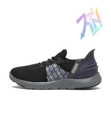 311077 SOFTRIDE REMI EASE IN CHECKER 03BLK/G.GRAY 682393-0002