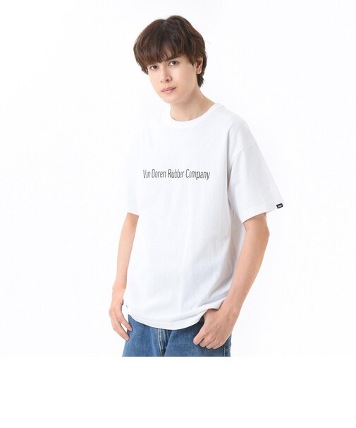 124K1011700 M EMB LETTERED SS TEE WHITE 682620-0001