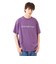 124K1011700　M EMB LETTERED SS TEE　GRAPE　682620-0003