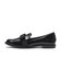 JE-2053　BICOLOR RIBBON LOAFERS　E/BLACK　685617-0001