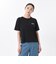 124K3011000　W color scheme T-shirt　BLACK　682612-0002